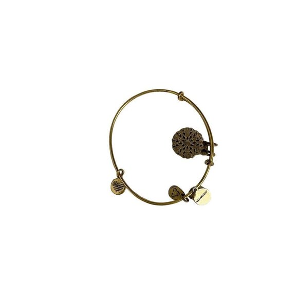 Alex and Ani Gold Charm Bracelet Snowflake 2016 Casual Collectible Stretch - Picture 4 of 4
